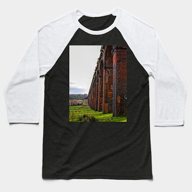 Balcombe Viaduct, West Sussex, UK Baseball T-Shirt by Avalinart